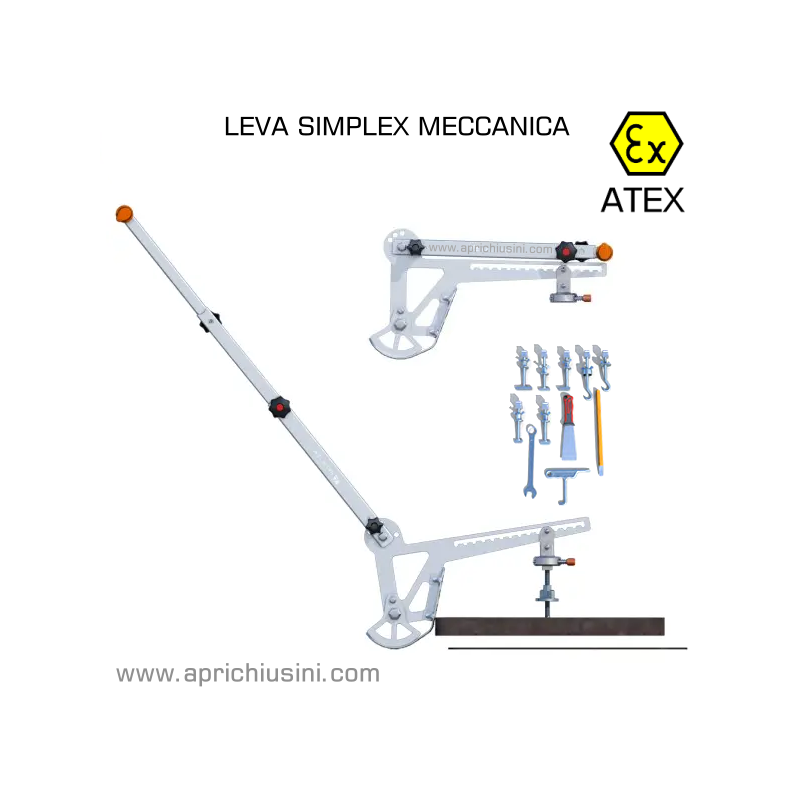 Leva alza chiusini Simplex Atex
