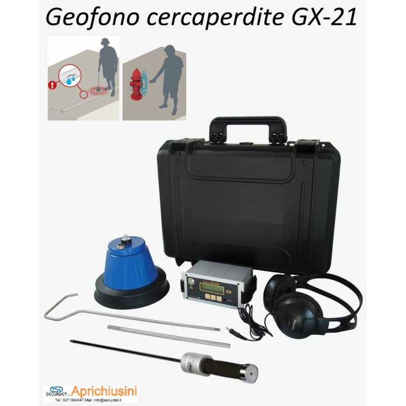 Geofono cercaperdite GX-21