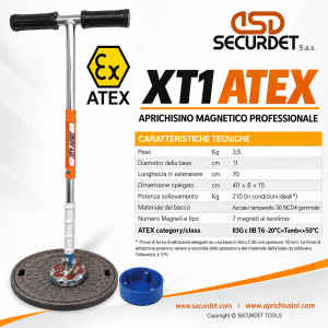 XT1 atex apri chiusini per uso in ZONA 2
