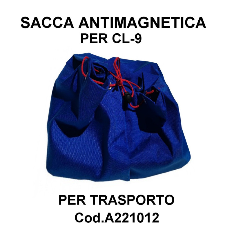 Sacca media antimagnetica per  apri chiusini con magneti permanenti